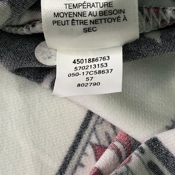 Chicos Womens Size 1 US 8 Shift Dress Stretch Paisley Knit Swing 3/4 Sleeves - Picture 12 of 15